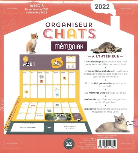 Organiseur Chats  Edition 2021-2022