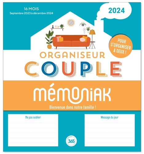 Organiseur couple Mémoniak  Edition 2023-2024
