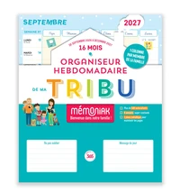 Organiseur hebdomadaire de ma tribu