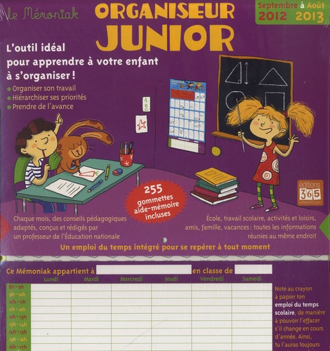  Editions 365 - Organiseur junior 2012-2013.