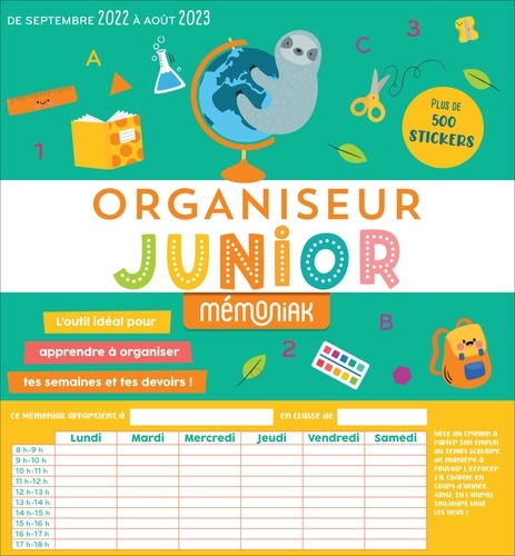 Organiseur Junior Le Mémoniak  Edition 2022-2023