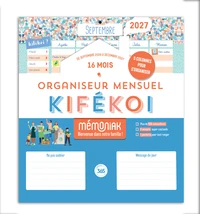 Organiseur mensuel Kifékoi