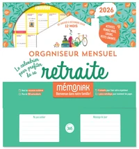 Organiseur mensuel Le Calendrier pour profiter de sa retraite