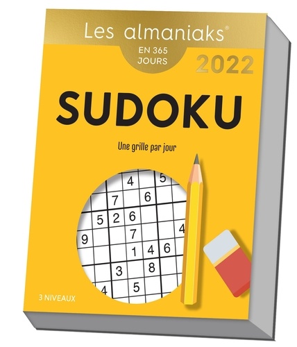 Sudoku. Une grille par jour. 3 niveaux  Edition 2022