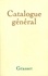 Grasset-Catalogue historique général (1907-1982)