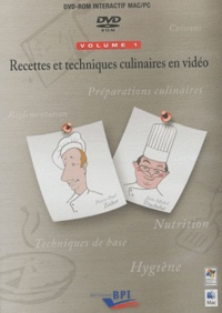 Recettes et techniques culinaires en vidéo - Volumes 1 et 2 - DVD-ROM.pdf