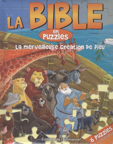  Editions de l'Emmanuel - La Bible en puzzles : La merveilleuse création de Dieu.