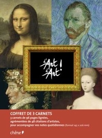  Editions du Chêne - D'Art d'Art ! - Coffret de 3 carnets.