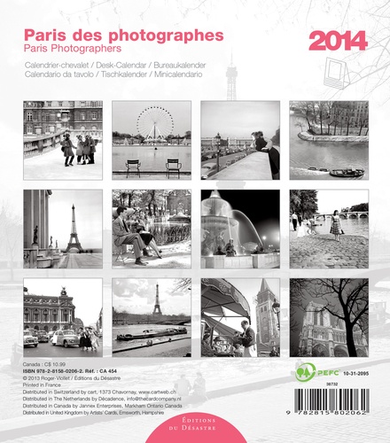 Calendrier 14x16 Paris des photographes
