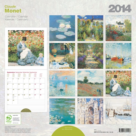 Calendrier 2014 Monet