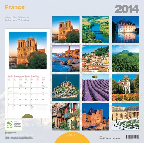 Calendrier 30x30 France
