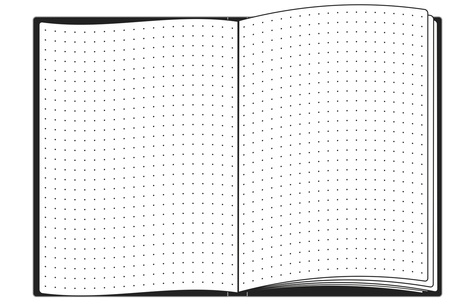 Carnet Leitmotiv 96 pages pointillées Fuchsia Stendhal Collectionner les moments de bonheur