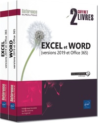  Editions ENI - Excel et Word (versions 2019 et Office 365) - 2 volumes.