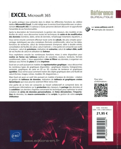 Excel Microsoft 365 2e édition