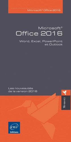  Editions ENI - Office 2016 - Word, Excel, PowerPoint et Outlook.