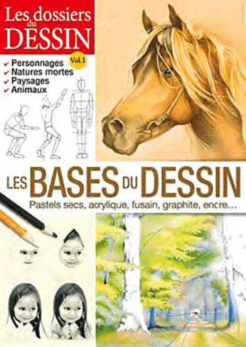  Editions ESI - Les bases du dessin - pastels secs, acrylique, fusain, graphite, encre....