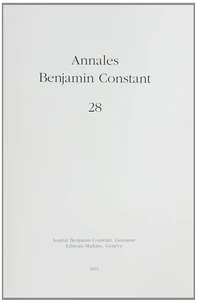 Benjamin Constant et le Groupe de Coppet