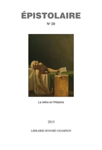 La lettre et l'histoire