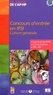  EDITIONS LAMARRE - Concours d'entrée en IFSI. - Culture générale, Sujets et corrigés 1996-2001.