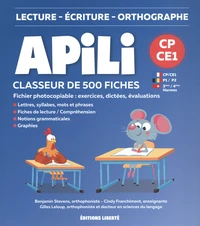 Lecture-écriture-orthographe Apili CP-CE1 Classeur de 500 fiches