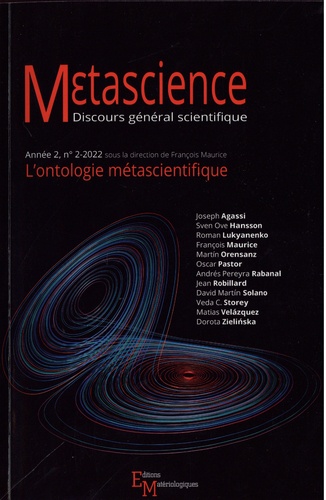 Metascience Cover Metascience - Discours général scientifique N°... de François Maurice ...