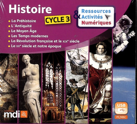  Editions MDI - Histoire cycle 3 - Clé USB.