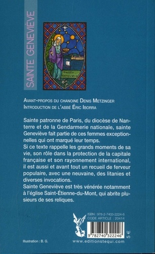 Sainte Geneviève. Vers 420-502