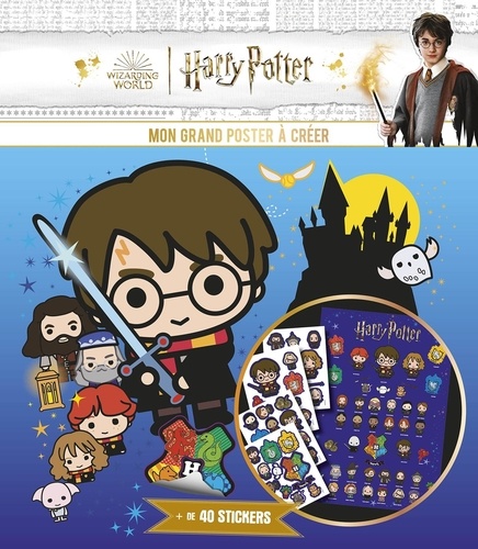 Harry Potter, mon grand poster à créer. + de 40 stickers