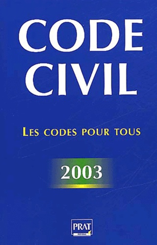 Editions Prat - Code civil.