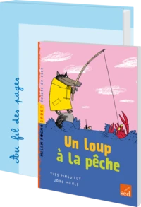 Un loup à la pêche