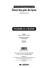 Dans les pas du lynx