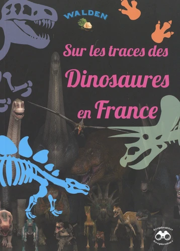Couverture de Sur les traces des dinosaures en France