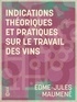 Edme-Jules Maumené - Indications théoriques et pratiques sur le travail des vins - Et en particulier sur celui des vins mousseux.
