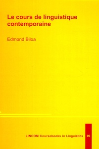 Edmond Biloa - Le cours de linguistique contemporaine.