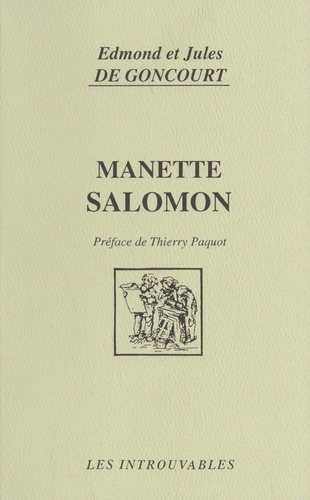 Manette Salomon de Edmond de Goncourt - Grand Format - Livre - Decitre