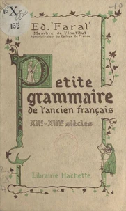 Petite grammaire de l'ancien français