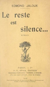 Le reste est silence...