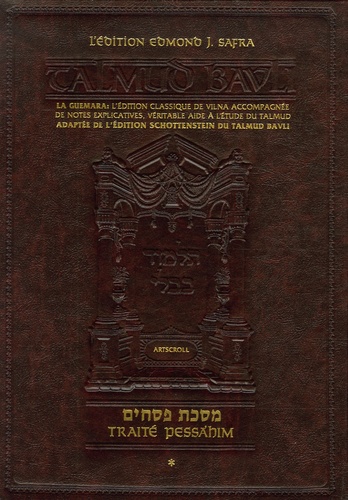 Edmond Safra - Talmud Bavli - Traité Pessa'him.