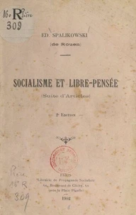 Socialisme et libre-pensée
