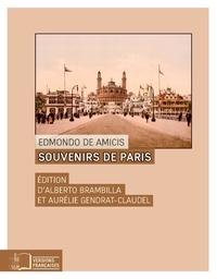Edmondo De Amicis - Souvenirs de Paris.
