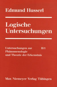 Logische Untersuchungen