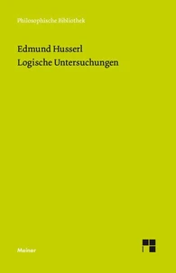 Logische Untersuchungen