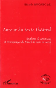Autour du texte théâtral
