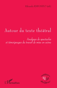 Autour du texte théâtral