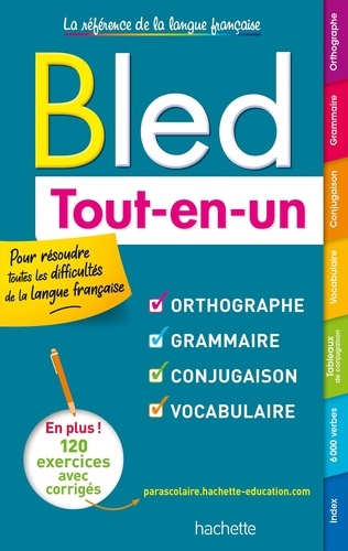 Bled Tout-en-un - Orthographe, grammaire,... de Edouard Bled - Grand Format  - Livre - Decitre