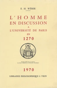 L'homme en discussion à l'Université de Paris en 1270