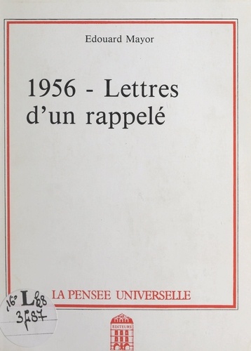 1956 - Lettres d'un rappelé