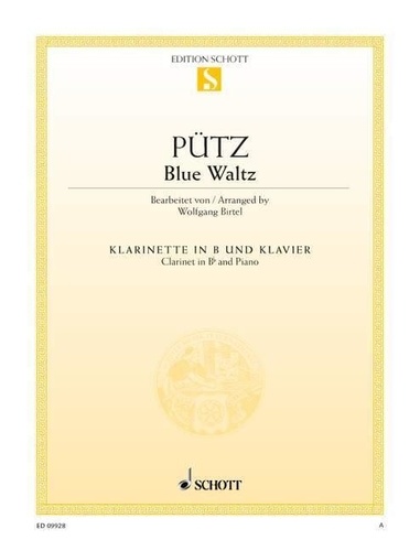 Eduard Pütz - Blue Waltz - clarinet in Bb and piano..