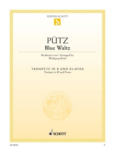 Eduard Pütz - Blue Waltz - trumpet in Bb and piano..