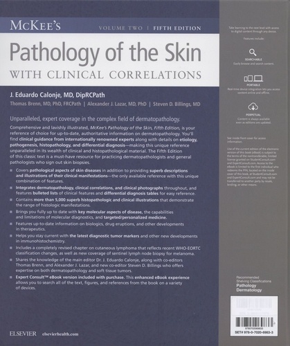 McKee's Pathology of the Skin with Clinical... - Eduardo Calonje - Livres -  Furet du Nord